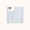 Blue swatch on a white background